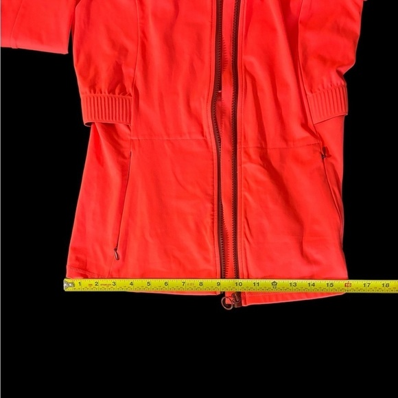 Fabletics - Bright Orange Zip Up Workout Jacket small - Picture 7 of 13